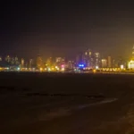 Mumbai skyline at night representing cloud infrastructure investment in India