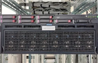 HP ProLiant rack server representing a Rocky Linux 9 Ansible control node