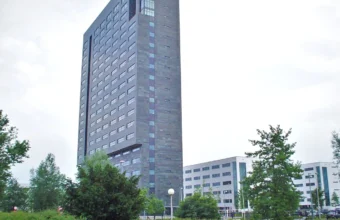 ASML headquarters in Veldhoven representing semiconductor export controls and lithography policy