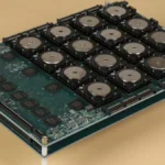 DARPA SyNAPSE brain-inspired chip board representing neuromorphic edge AI hardware