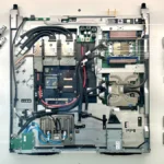 GPU blade with glycol cooling representing systems infrastructure for MoE fine-tuning