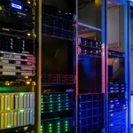 Server racks representing enterprise HR and payroll systems exposed to remote attacks