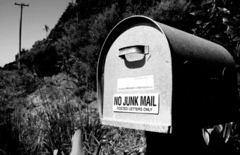 A physical mailbox, representing server alert email from Linux command-line tools.
