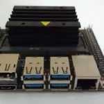 NVIDIA Jetson Nano developer kit representing a local edge AI appliance test environment