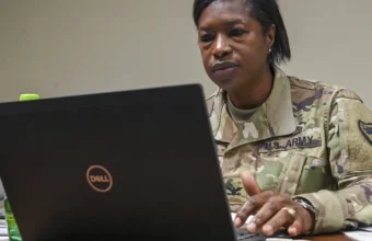 National Guard cyber defense exercise participants at computers, representing WordPress security incident response