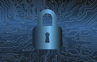 Padlock over a circuit board representing WordPress supply-chain security risk