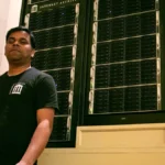 Internet Archive Great Room with servers in the background, representing web content infrastructure under pressure from AI crawlers