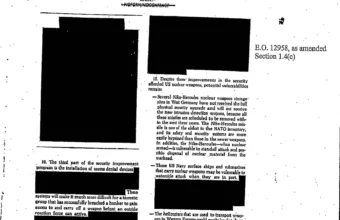 A declassified CIA intelligence document with several paragraphs blacked out by redaction bars