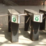 How to Verify Cloudflare Turnstile Tokens Server-Side in a Python App Subway turnstiles showing a green ENTER sign and a red DO NOT ENTER sign side by side
