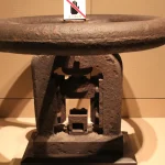 Attackers Hijacked the .gh, .sl and .as Country Domains and Minted HTTPS Certificates for Google Cast-iron late Qing dynasty coin minting press with a large flywheel, displayed in a museum case