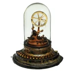 How to Stream Model Output to a Browser With Server-Sent Events in FastAPI, Stop the Model When the User Leaves, and Resume After a Dropped Connection An antique Edison stock ticker under a glass dome, a machine that printed a continuous stream of text sent from far away